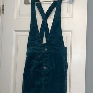 Cute corduroy winter overall skirt